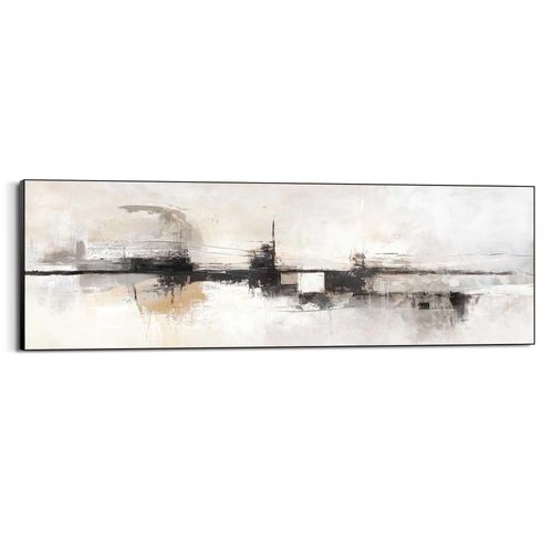 8714597685855 - Wandbild REINDERS Abstrakter Horizont beige (farbe bild(er) beige) B156cm H52cm T3cm Bilder Wohnzimmer - Beige - MDF - Abstrakt - 156x52 cm