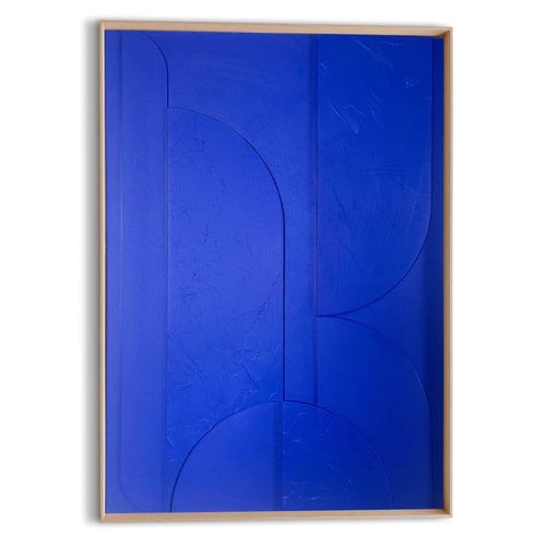 8714597679717 - Wandbild REINDERS Shapes - cobalt blue blau (farbe bild(er) blau) B50cm H70cm T3cm Bilder