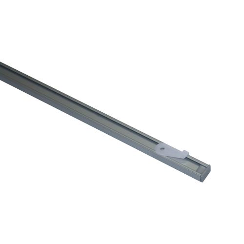 4003018369073 - Vorhangschiene »Aluminium-Vorhangschienen Set 1-Lauf Lucy« 1 läufig-läufig mit Bohren Deckenmontage Aluminium Deckenträger aus Kunststoff
