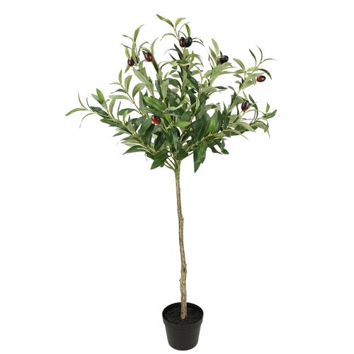 4019844810634 - IGEA Kunstpflanze »Künstlicher Olivenbaum mit schwarzen Früchten« Auf Stamm Kugelbaum Ölbaum Grünpflanze Kunstbaum Dekobaum Baum Pflanze 4019844810634 - IGEA Kunstpflanze »Künstlicher Olivenbaum mit schwarzen Früchten« Auf Stamm Kugelbaum Ölbaum Grünpflanze Kunstbaum Dekobaum Baum Pflanze