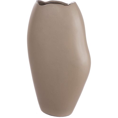 4063387692318 - Casablanca by Gilde Tischvase Helena Dekovase (1 St) Vase aus Aluminium mit geschwungenem Rand Höhe ca 33 cm beige|braun 4063387692318 - Casablanca by Gilde Tischvase Helena Dekovase (1 St) Vase aus Aluminium mit geschwungenem Rand Höhe ca 33 cm beige|braun