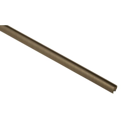 4003018333630 - Gardinenstange Kira mit Innenlauf II braun (cappuccino) B19cm L200cm Ø19mm Metall Gardinenstangen