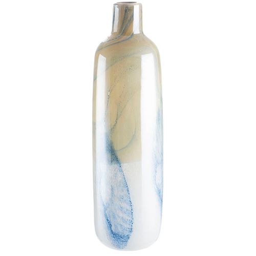 4063387509333 - Casablanca by Gilde Tischvase Fresh Dekovase (1 St) Vase aus durchgefärbtem Glas Höhe ca 46 cm weiß