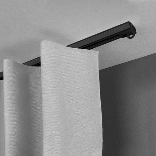 5949127056901 - Gardinenschiene »Objektschiene SL« 1 läufig-läufig Fixmass in versch Längen und Farben Aluminium Innenlauf Vorhangschiene