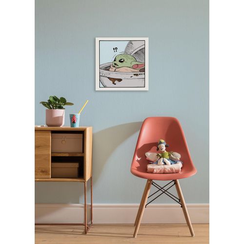 4036834564551 - Leinwandbild »Star Wars The Mandalorian Grogu Shocked« Disney (1 St) 40 x 40 cm (Breite x Höhe) - Kinderzimmer Dekoration 4036834564551 - Leinwandbild »Star Wars The Mandalorian Grogu Shocked« Disney (1 St) 40 x 40 cm (Breite x Höhe) - Kinderzimmer Dekoration