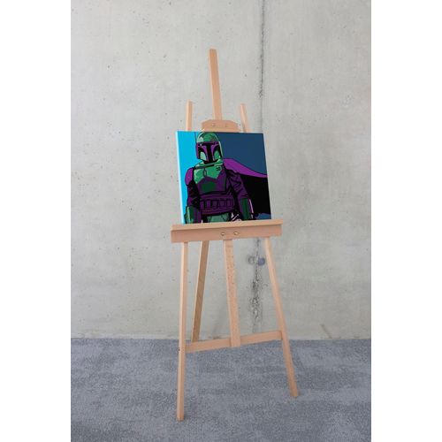 4055065032295 - Leinwandbild »Star Wars Cyberart by Boba Fett - Grösse 40 x 40 cm« Disney (1 St 40 x 40 cm (Breite x Höhe) Keilrahmenbild mit Echtholzrahmen Kinderzimmer