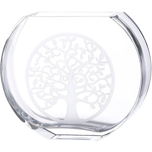 4063387446256 - Tischvase CASABLANCA BY GILDE Lebensbaum Vasen Gr B H T 2700 cm x 2300 cm x 850 cm farblos (transparent) Blumenvasen Vase aus Glas