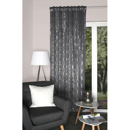 4056751426893 - HOME WOHNIDEEN Gardine »EDDIE« (1 St) ABDUNKLUNGSSCHAL SUEDE FOLIENDRUCK