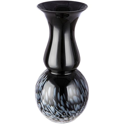 4063387529072 - GILDE Tischvase Vase Rémy (1 St) Europäische Handarbeit aus durchgefärbtem Glas schwarz