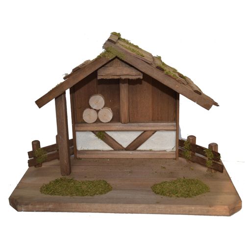 4251020711681 - Krippe ALFRED KOLBE Weihnachtsdeko braun (braun natur) WeihnachtskrippenB40cm H28cm T20cm Holz aus Holz 40x20x28 cm für Figuren bis 13 cm Höhe B40cm H28cm T20cm 4251020711681 - Krippe ALFRED KOLBE Weihnachtsdeko braun (braun natur) WeihnachtskrippenB40cm H28cm T20cm Holz aus Holz 40x20x28 cm für Figuren bis 13 cm Höhe B40cm H28cm T20cm