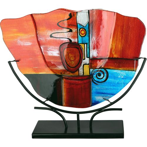 4009079397604 - GILDE GLAS art Dekovase »New Life 1« (1 St) handbemalt mit Fusingglas-Elementen