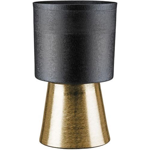 4063387579862 - Tischvase CASABLANCA BY GILDE Übertopf zylindrisch Nama schwarz schwarz B175cm H29cm T175cm Ø175cm Aluminium Vasen