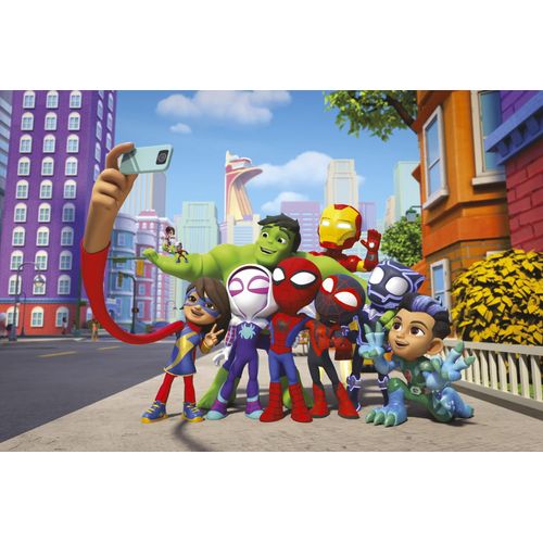 4055065032639 - Leinwandbild »Spidey and His Amazing Friends Selfie - Grösse 90 x 60 cm« Comic-Serien (1 St Leinwandbild) Keilrahmenbild mit Echtholzrahmen Kinderzimmer