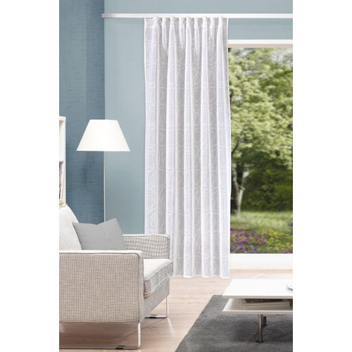4056751520706 - HOME WOHNIDEEN Gardine »DITOS« (1 St) Kombibandschal Leinenoptik bestickt 4056751520706 - HOME WOHNIDEEN Gardine »DITOS« (1 St) Kombibandschal Leinenoptik bestickt