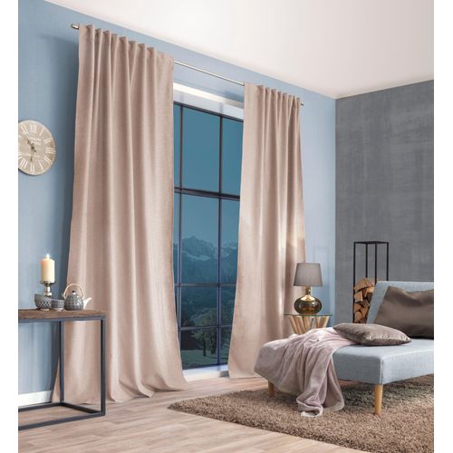 4056751492263 - Vorhang HEINE HOME beige (natur) Gardinen 245cm Multifunktionsband Multifunktionsband 135cm Polyester B135cm H245cm 4056751492263 - Vorhang HEINE HOME beige (natur) Gardinen 245cm Multifunktionsband Multifunktionsband 135cm Polyester B135cm H245cm