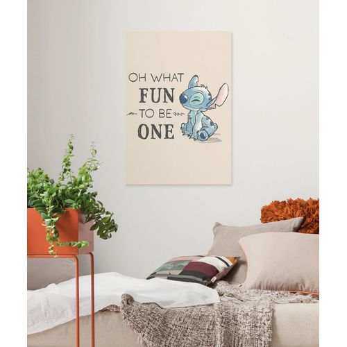 4036834564629 - Leinwandbild »Disney Lilo and Stitch Oh What Fun« Disney (1 St) 40 x 60 cm (Breite x Höhe) - Kinderzimmer Dekoration