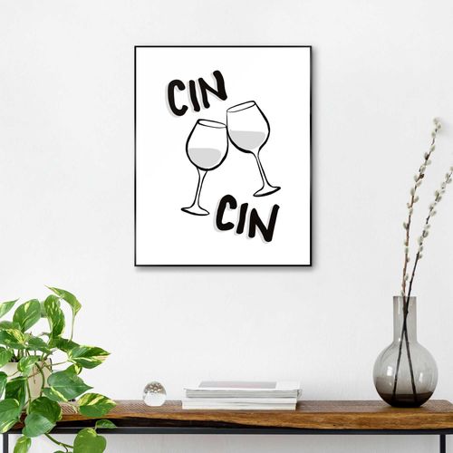 8714597654158 - Reinders! Bild mit Rahmen »Cin Cin«