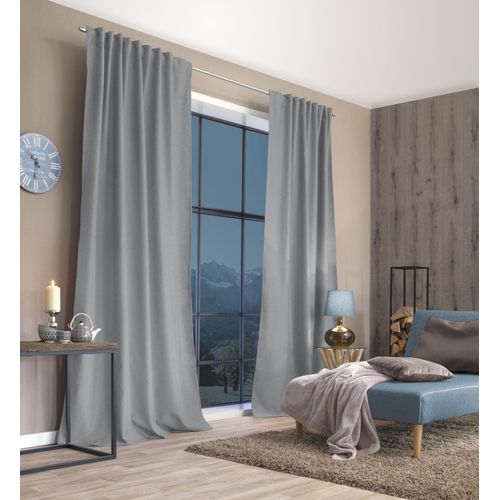 4056751492249 - Vorhang HEINE HOME grau Gardinen 245cm Multifunktionsband Multifunktionsband 135cm Polyester B135cm H245cm 4056751492249 - Vorhang HEINE HOME grau Gardinen 245cm Multifunktionsband Multifunktionsband 135cm Polyester B135cm H245cm