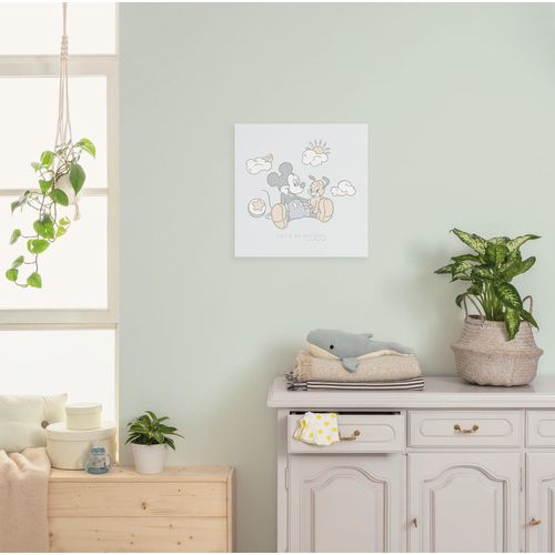 4036834564766 - Leinwandbild »Disney Mickey Mouse Lets Go Outside« Disney (1 St) 40 x 40 cm (Breite x Höhe) - Kinderzimmer Dekoration