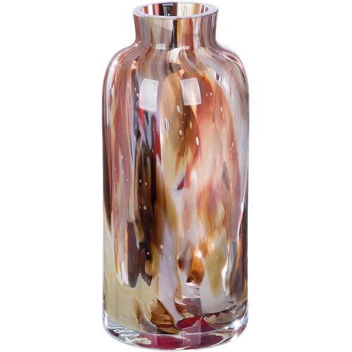 4063387528877 - GILDE Tischvase Vase Roslin Höhe ca 22 cm (1 St) Europäische Handarbeit aus durchgefärbtem Glas braun|rot 4063387528877 - GILDE Tischvase Vase Roslin Höhe ca 22 cm (1 St) Europäische Handarbeit aus durchgefärbtem Glas braun|rot