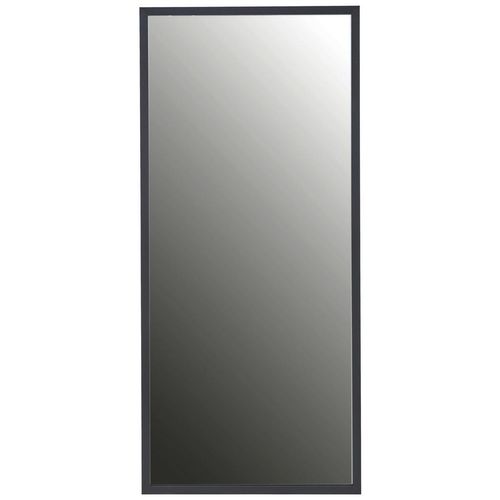 4250357109574 - Carryhome Wandspiegel  Schwarz  Glas  rechteckig  50x110x193 cm  Spiegel Wandspiegel