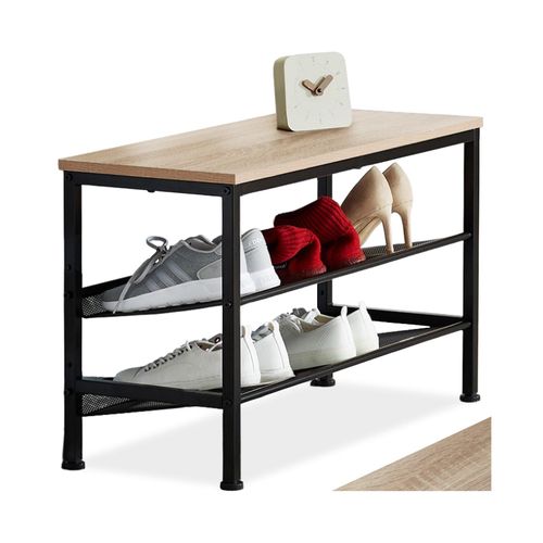 4061173205995 - tectake® Schuhregal Industrial Style Ablage und 2 Gitterablagen 755 x 305 x 455 cm 4061173205995 - tectake® Schuhregal Industrial Style Ablage und 2 Gitterablagen 755 x 305 x 455 cm