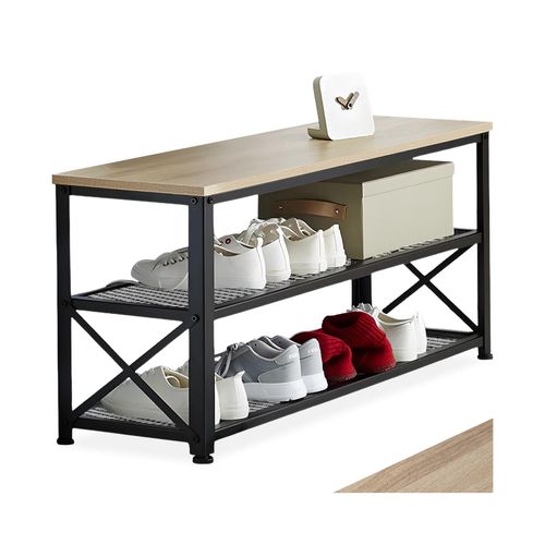 4061173205971 - Tectake - Schuhregal Blackpool - Schuhschrank - Industrieleuchte - 101 x 305 x 455 cm - 404290 4061173205971 - Tectake - Schuhregal Blackpool - Schuhschrank - Industrieleuchte - 101 x 305 x 455 cm - 404290