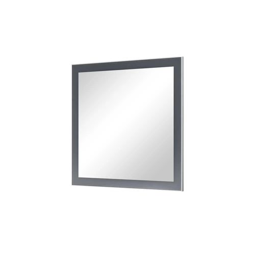 4250053418413 - Spiegel 60 x 77 cm - grau - Glas  Aluminium Holzwerkstoff - 60 cm - 77 cm - 3 cm - Möbel Kraft