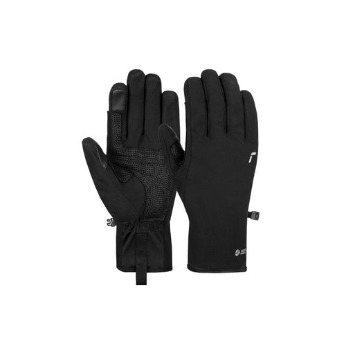 4060485440384 - Skihandschuhe REUSCH Trooper TOUCH-TEC™ Lady Damen Gr 75 silber (schwarz silberfarben) 90% Polyester 5% Ziegenleder 5% Wolle mehrfarbig Handschuhe aus winddichtem Material