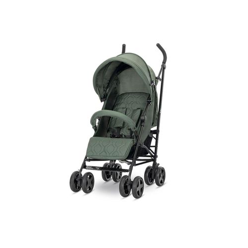 3800166119403 - Kinderwagen Buggy IDA schwenkbare Vorderräder Rückenlehne verstellbar dunkelgrün