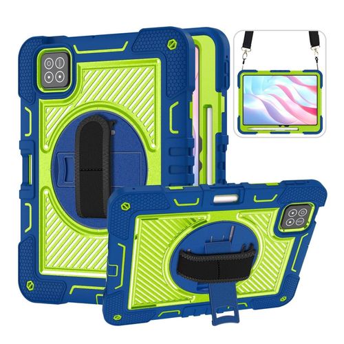 4255785165710 - Für Xiaomi Pad 7 7 Pro 360 Grad Rotation Hybrid PC Hülle Blau Grün 4255785165710 - Für Xiaomi Pad 7 7 Pro 360 Grad Rotation Hybrid PC Hülle Blau Grün