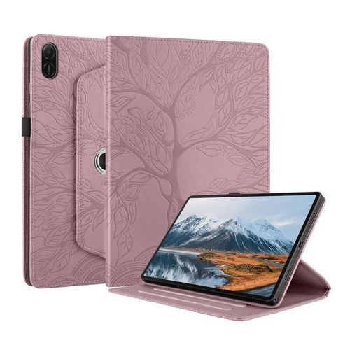 4255785142889 - Für Honor Pad X8a 11 Zoll 360 Grad Baum Motiv Kunstleder Tasche Pink 4255785142889 - Für Honor Pad X8a 11 Zoll 360 Grad Baum Motiv Kunstleder Tasche Pink