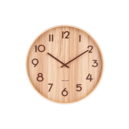 8714302658150 - Wanduhr »Pure Ø 40 cm Hellbraun« 8714302658150 - Wanduhr »Pure Ø 40 cm Hellbraun«