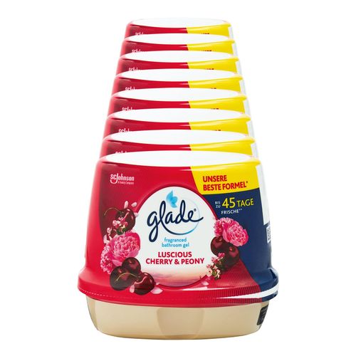 5000204184884 - Glade Lufterfrischer Duftgel Cherry & Peony 180g 8er Pack 5000204184884 - Glade Lufterfrischer Duftgel Cherry & Peony 180g 8er Pack
