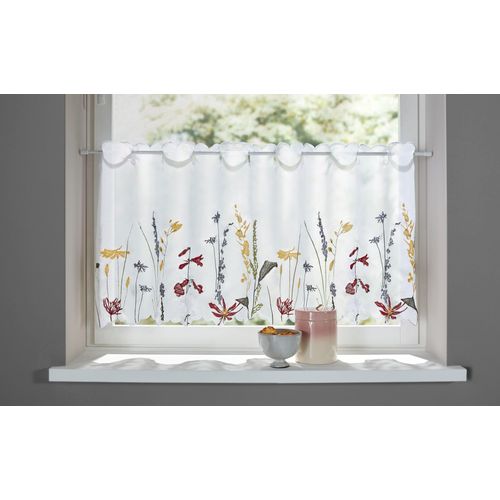 6920192975938 - Home affaire Scheibengardine »Bille« (1 St) transparent mit einseitiger Stickerei waschbar Blumen 6920192975938 - Home affaire Scheibengardine »Bille« (1 St) transparent mit einseitiger Stickerei waschbar Blumen