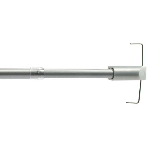 4016318249839 - Cafehausstange Gardinenstange Scheibenstange ø 12 mm 135 cm bis 225 cm ausziehbar silber matt 4016318249839 - Cafehausstange Gardinenstange Scheibenstange ø 12 mm 135 cm bis 225 cm ausziehbar silber matt