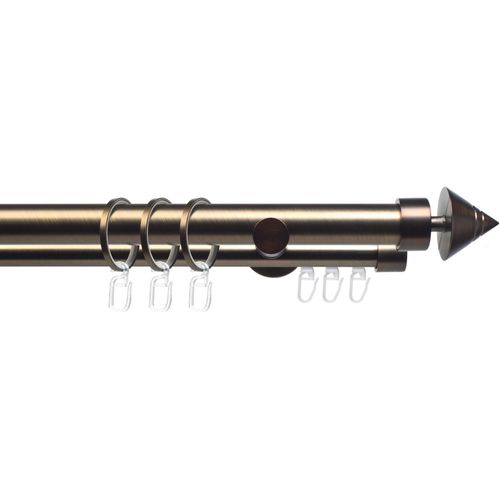 4016318375965 - Liedeco Gardinenstange »CELKEGEL02SG2L« 2 läufig-läufig Fixmass 2-läufig im Fixmass Ø 25 mm