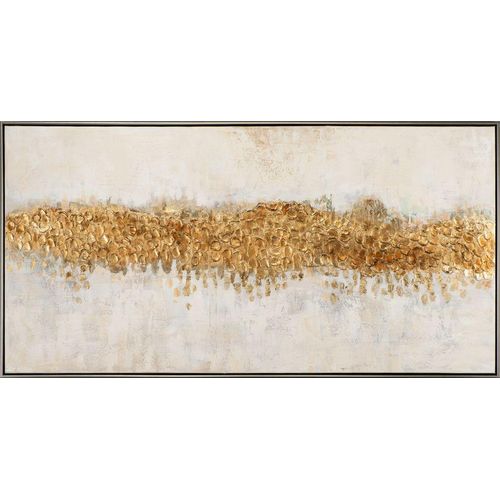 4050743068702 - Gemälde GOLDENER HORIZONT (BHT 143x73x450 cm) BHT 143x73x450 cm bunt Bild Kunstdruck Wandbild