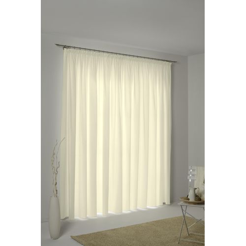 4004567142308 - Vorhang WIRTH WirthNatur Gardinen Gr 260 cm Kräuselband 130 cm beige Kräuselband 2-lagig