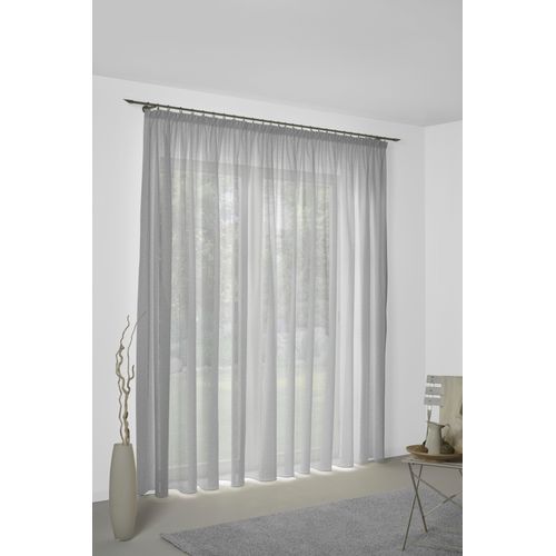 4004567321369 - Vorhang WIRTH Sunday Gr 3 grau (hellgrau) B142cm H225cm Jacquard Baumwolle Polyester Gardinen 4004567321369 - Vorhang WIRTH Sunday Gr 3 grau (hellgrau) B142cm H225cm Jacquard Baumwolle Polyester Gardinen
