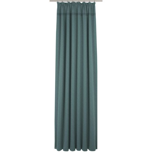 4004567222857 - Vorhang WIRTH Wiessee Gr 4 grün B150cm H225cm Jacquard Baumwolle Leinen Modal Gardinen