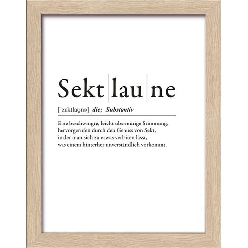 4019449507465 - Gerahmtes Bild SEKTLAUNE