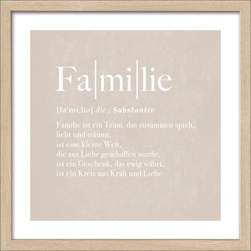 4019449518317 - Gerahmtes Bild FAMILIE