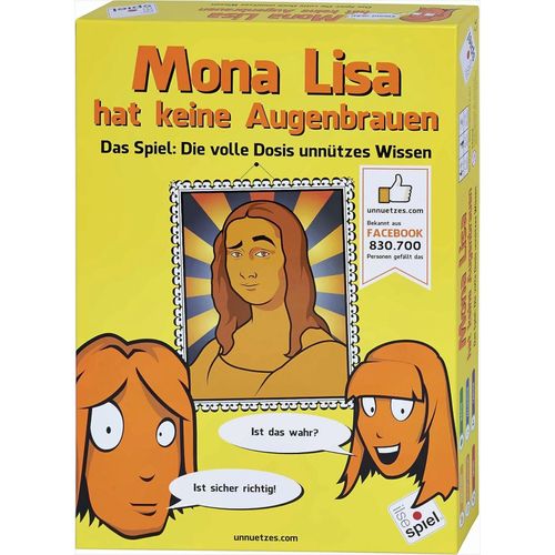 4260209445002 - Mona Lisa hat keine Augenbrauen - Das Spiel Die volle Dosis unnützes Wissen 4260209445002 - Mona Lisa hat keine Augenbrauen - Das Spiel Die volle Dosis unnützes Wissen
