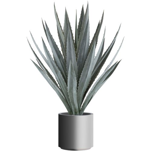 4064118240563 - Kunstpflanze CREATIV GREEN Agave grün Kunstpflanzen H 110cm Kunststoff im eleganten grauen Topf H110cm 4064118240563 - Kunstpflanze CREATIV GREEN Agave grün Kunstpflanzen H 110cm Kunststoff im eleganten grauen Topf H110cm
