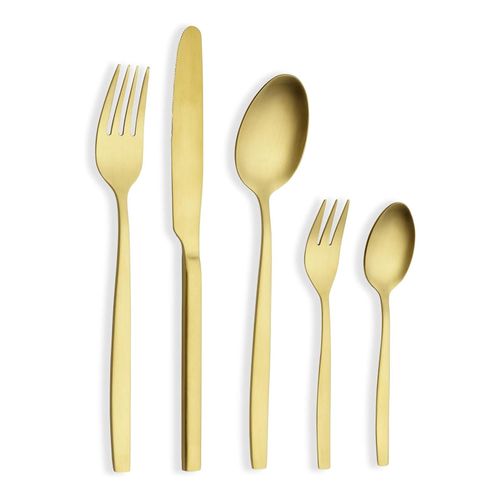 4260238062898 - Besteck-Set Positano Essbesteck-Sets Gr 30 tlg goldfarben Besteckgarnituren Tafelbesteck goldfarben Geschenkkassette 4260238062898 - Besteck-Set Positano Essbesteck-Sets Gr 30 tlg goldfarben Besteckgarnituren Tafelbesteck goldfarben Geschenkkassette