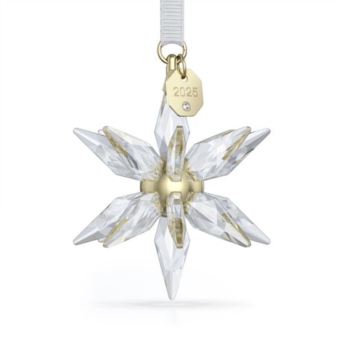 9009657015062 - Dekohänger SWAROVSKI Kristallfigur Sammelfigur Annual Edition 3D Ornament 2025 weiß (kristallweiß goldfarben weiß) Dekohänger Kristallglas Metall Baumwolle Kristall 9009657015062 - Dekohänger SWAROVSKI Kristallfigur Sammelfigur Annual Edition 3D Ornament 2025 weiß (kristallweiß goldfarben weiß) Dekohänger Kristallglas Metall Baumwolle Kristall