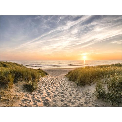 4019449462306 - PRO ART Keilrahmenbild WEG ZUM STRAND (BHT 77x57x2 cm) BHT 77x57x2 cm bunt