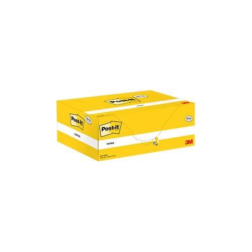 4046719906406 - Post-it® Haftnotizen Notes 653CY-VP20 B 51 x T 38 mm PEFC®-Papier gelb 16 + 4 Blöcke gratis 100 Blatt Block