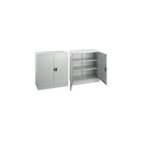4251898828245 - Select Stahlschrank 2 OH 2 höhenverstellbare Einlegeböden Drehzylinderschloss B 916 x T 422 x H 1000 mm lichtgrau RAL 7035 lichtgrau RAL 7035 2 Stück 4251898828245 - Select Stahlschrank 2 OH 2 höhenverstellbare Einlegeböden Drehzylinderschloss B 916 x T 422 x H 1000 mm lichtgrau RAL 7035 lichtgrau RAL 7035 2 Stück